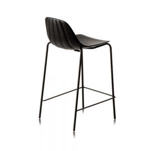 Jane Hamley Wells BABETTE_BABSG-65_A modern counter stool polyurethane seat chrome or painted steel legs