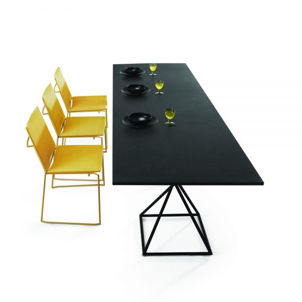 Jane Hamley Wells BB_BB8102 modern indoor outdoor rectangle dining table granite powder-coated square base group_1