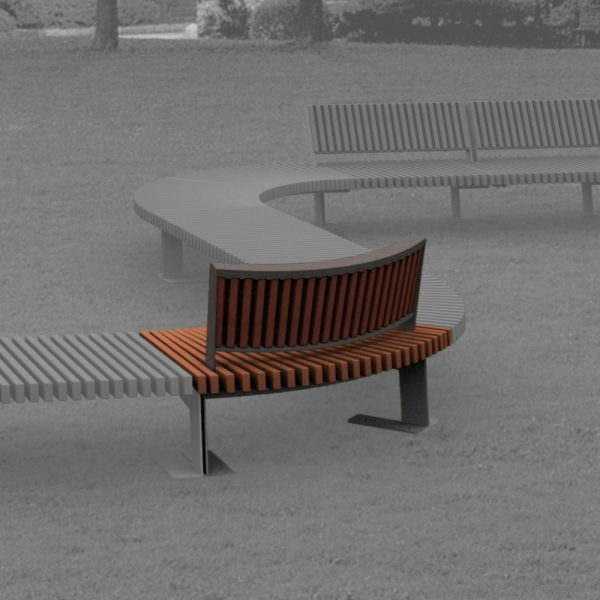Jane Hamley Wells BOA_DSC1014103R_B commercial urban park curved bench with backrest hardwood seat steel frame