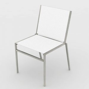 Jane Hamley Wells JAZZ_JZ9101-T_A modern outdoor stacking dining chair mesh seat and stainless steel